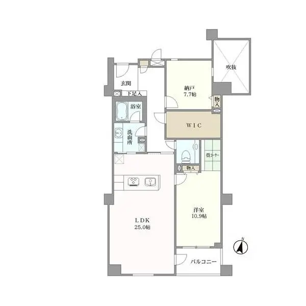 オーセント打出 間取図