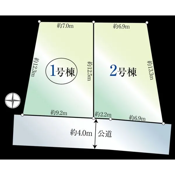 さいたま市浦和区上木崎6丁目 区画配置図