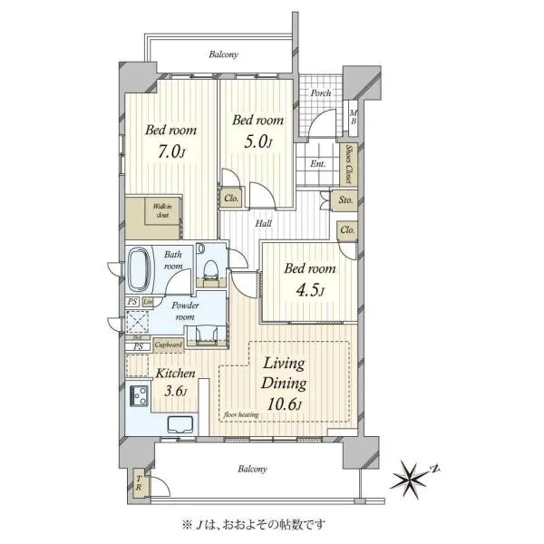 エクセレントシティ大森 間取図