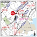 ジ・アーバネックスタワー神戸元町通 現地案内図