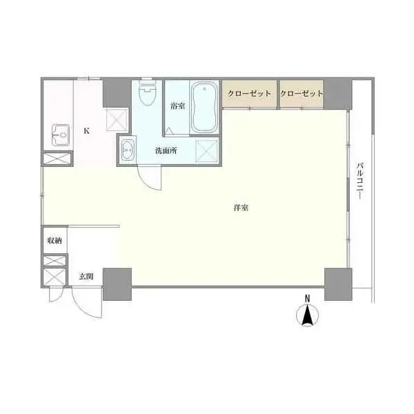 羽根木マンション 間取図