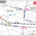 稲城市東長沼 現地周辺図