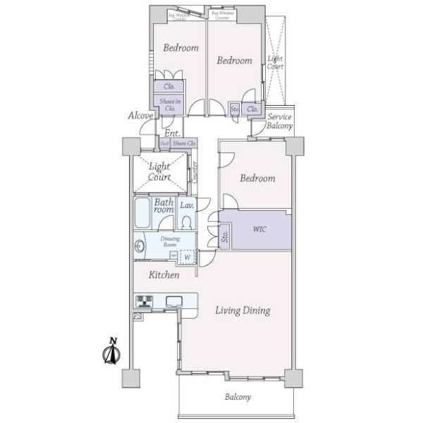 ジェイパーク川崎 間取図