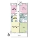 ライオンズマンション小岩大杉公園 間取図
