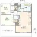 プラウド元住吉ウエスト 間取図