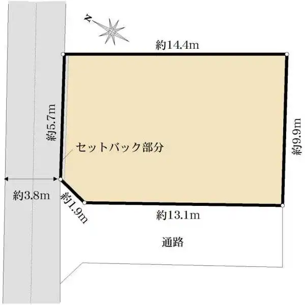 柏市十余二 間取図