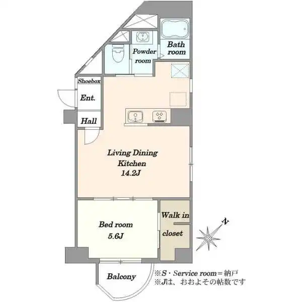 イトーピア五反田マンション 間取図
