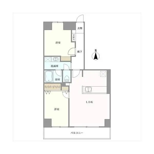 コープ野村東桜 間取図