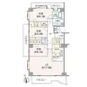 桜丘フラット 間取り図