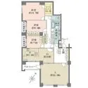 グランドメゾン伊勢山 約37.9帖の広々LDKと全居室採光設計。WIC付きで収納豊富な3LDK。