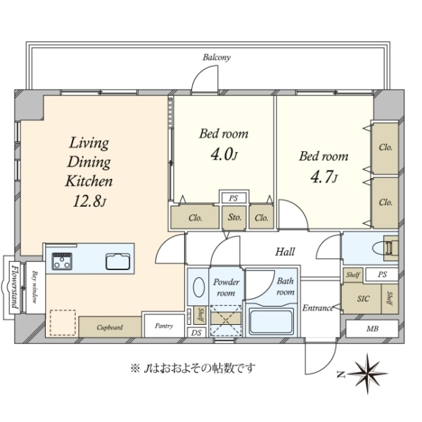 ジェイパーク三軒茶屋 間取図