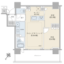 ブリリア有明シティタワー（Ｂｒｉｌｌｉａ有明ＣｉｔｙＴｏｗｅｒ） 間取図