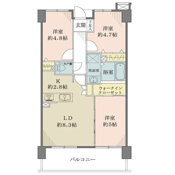 ローヤルシティ西尾久 間取図