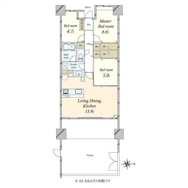パークスクエア南品川 間取図