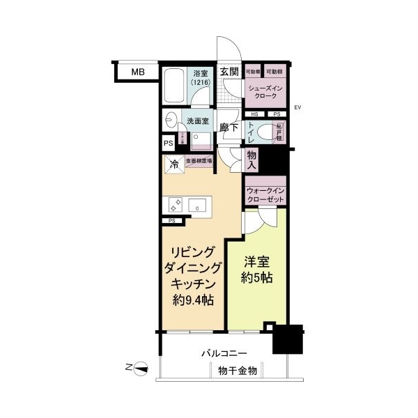 オープンレジデンシア丸の内ＴＨＥＣＯＵＲＴ 間取図