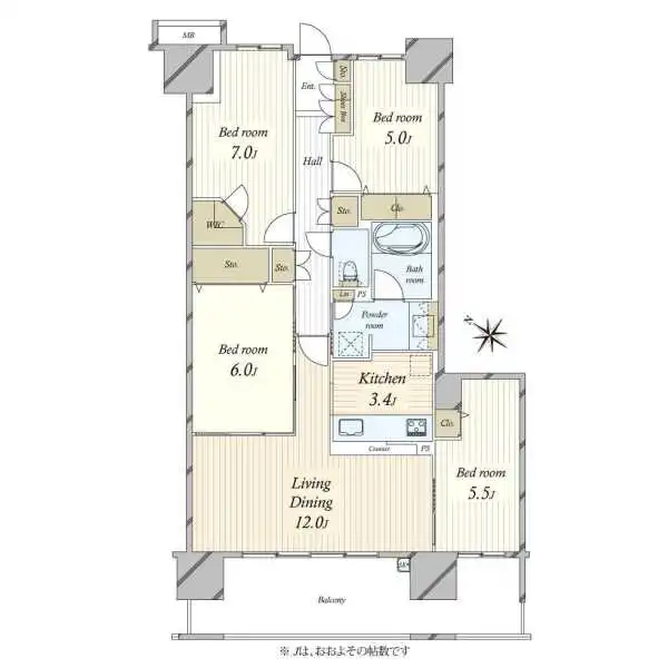 スターコート豊洲 間取図