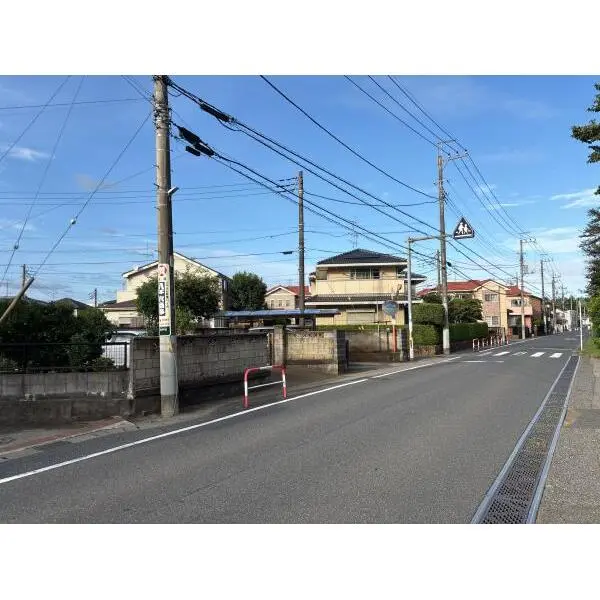 千葉市花見川区横戸町 前面道路