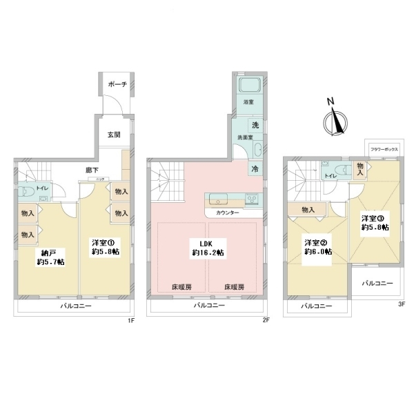 文京区目白台１丁目 間取図