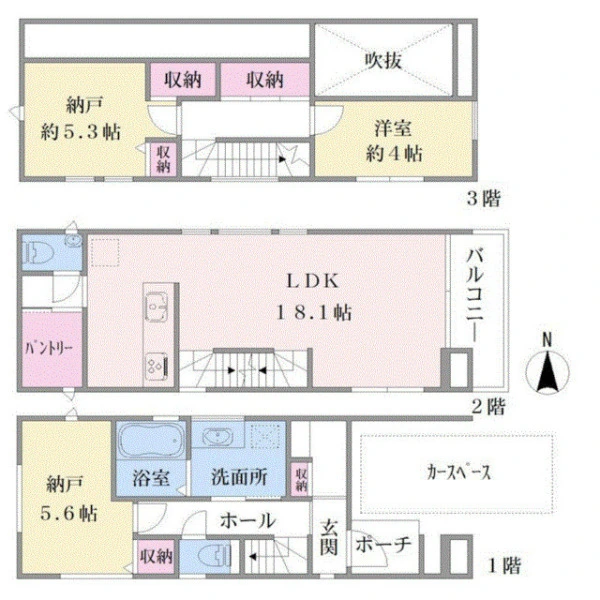 品川区西大井２丁目 間取図