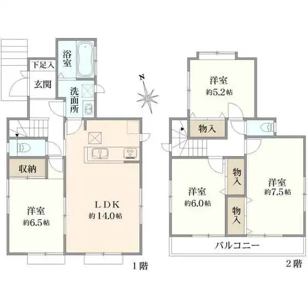 小平市津田町２丁目 間取図