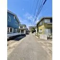 柏市高田 前面道路含む現地写真