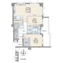 グランレ・ジェイド白壁凛然ノ邸 間取図