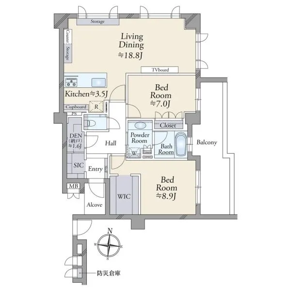 グランレ・ジェイド白壁凛然ノ邸 間取図