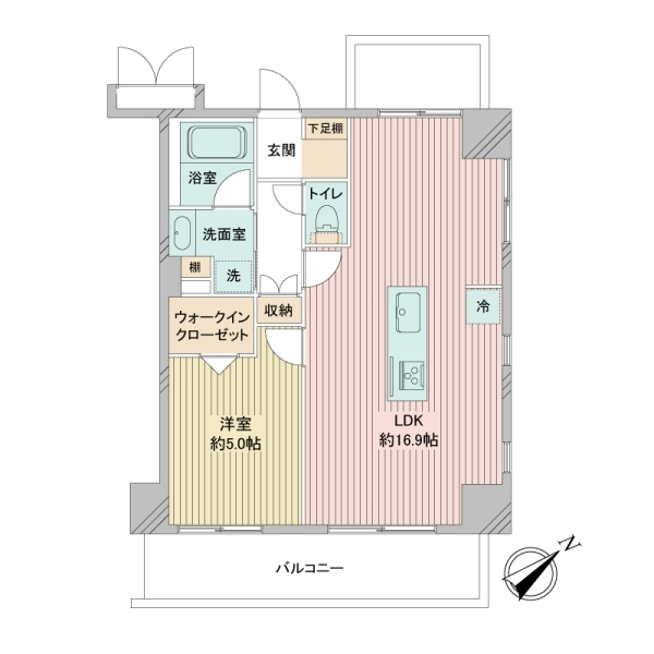 ライオンズシティ西新宿 間取図