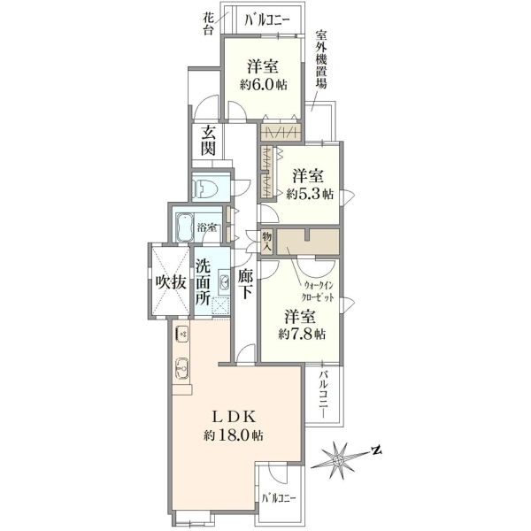 藤和ライブタウン杉並宮前 間取図