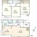 調布市八雲台１丁目 間取図