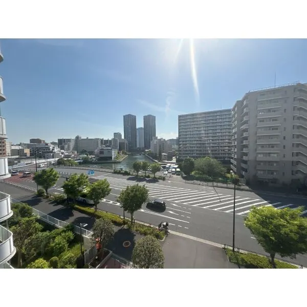 ニューライフマンション木場 西側バルコニーからの眺望