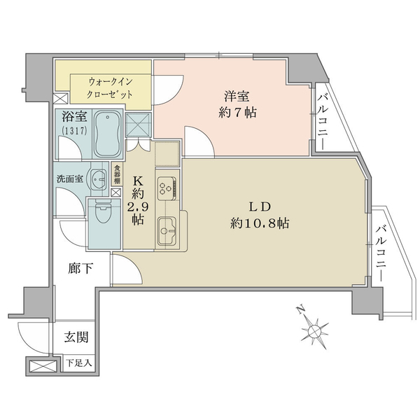 ファーストシーン両国レジデンス 間取図
