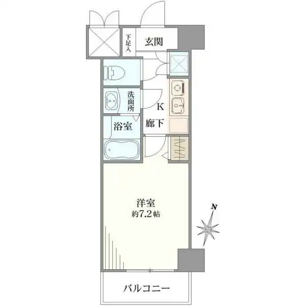 メインステージ赤坂 間取図