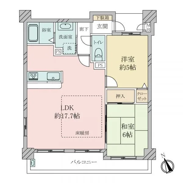 ワコーレグランシティ東山 間取図