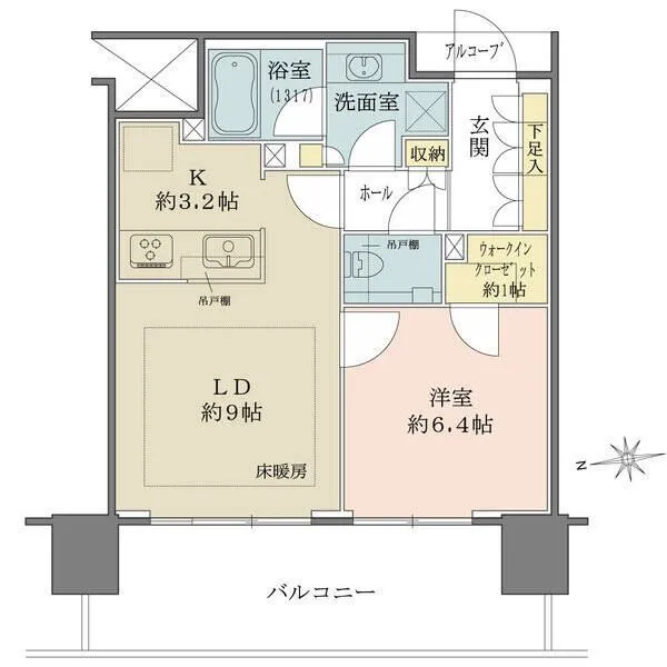 ブルーハーバータワーみなとみらい 間取図