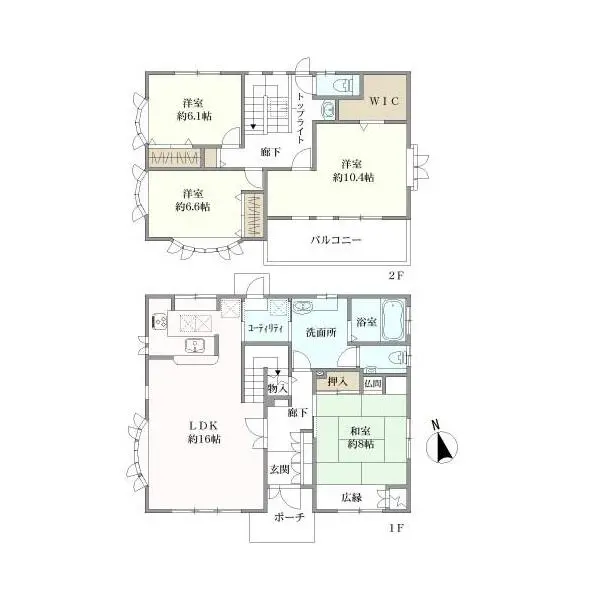町田市小山ヶ丘５丁目 間取図