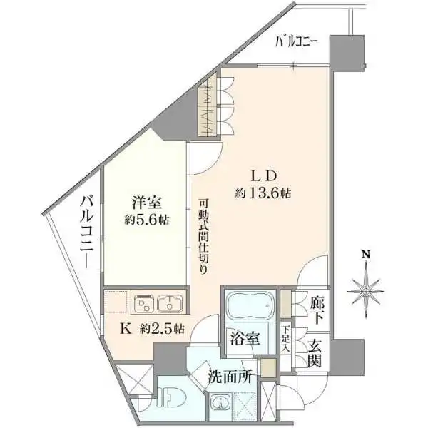 エクセレント麻布十番 間取図