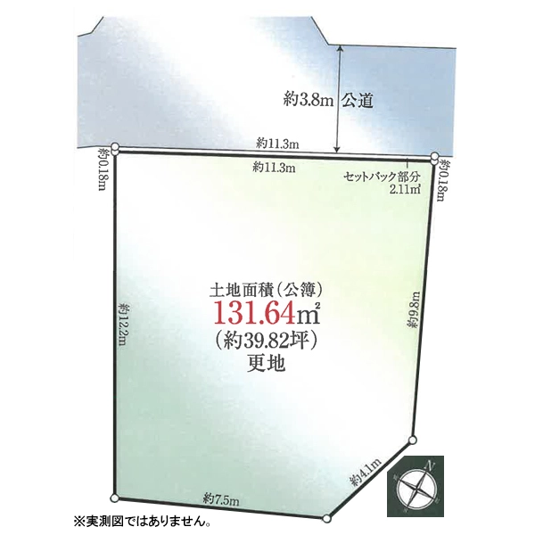 羽村市羽加美２丁目 区画図