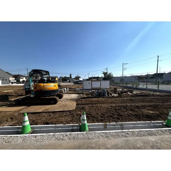 市川市国分7丁目 本物件部分(北側から撮影)