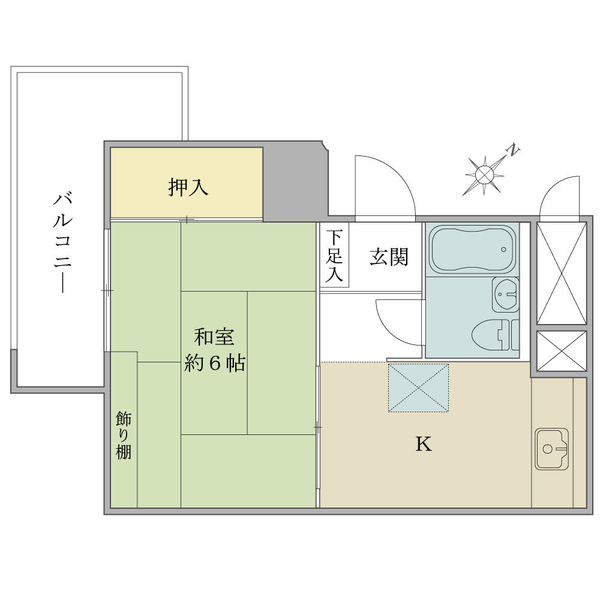 東建東五反田マンション 間取図