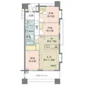 藤和シティホームズ南藤沢リーセントレーベル 間取図
