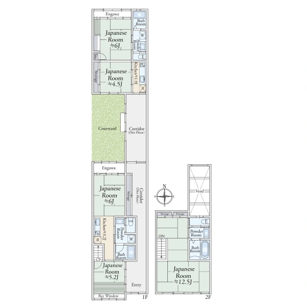 京都市上京区加賀屋町 間取図