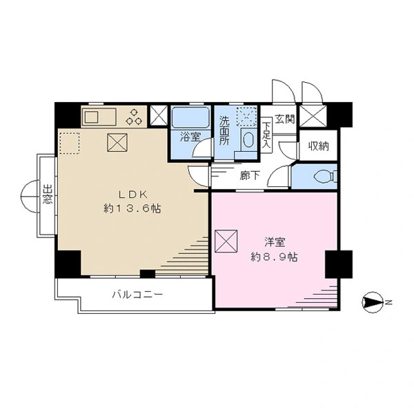 ライオンズマンション浦和常盤公園 間取図