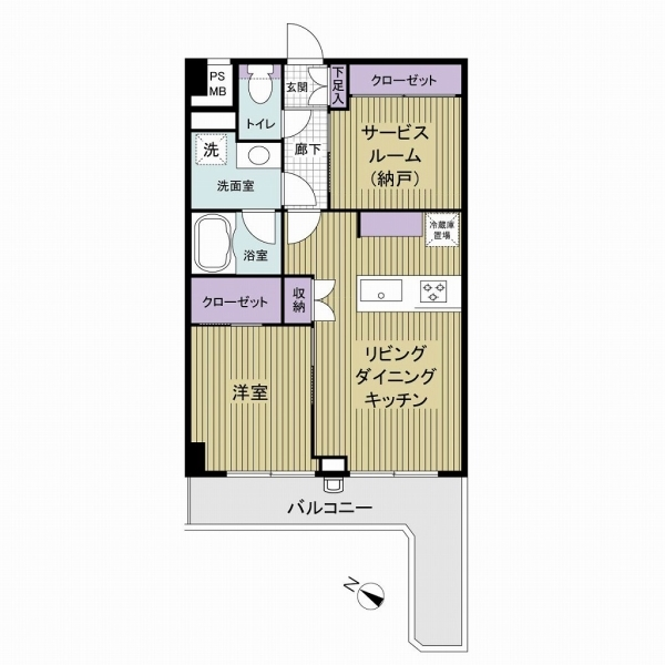 東十条ダイカンプラザ 間取図