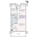ライオンズステージ西日暮里 間取図