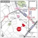 チュリス赤坂 現地案内図
