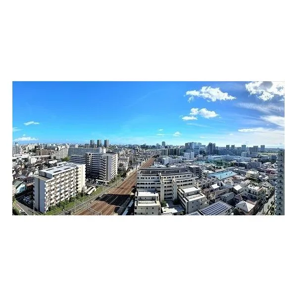 プラウドシティ大田六郷プラザ街区棟 南向きのため眺望・陽当たり・通風良好