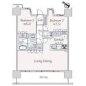 ライオンズ川口並木グランゲート 間取図