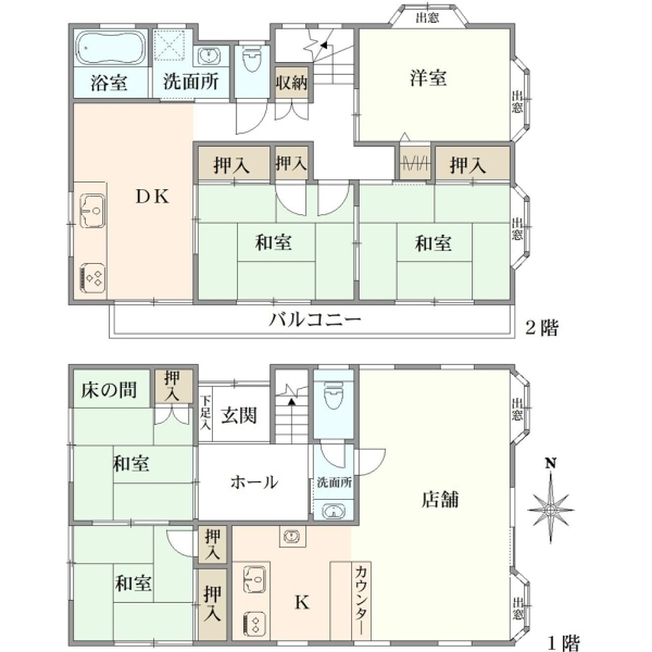 足立区西伊興３丁目 間取図