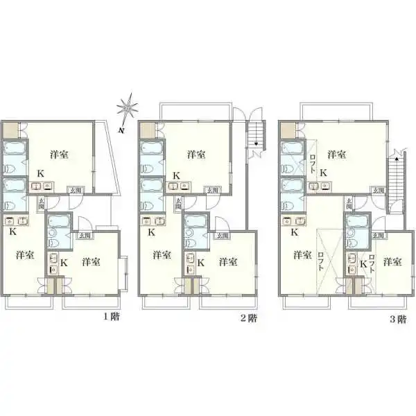 板橋区若木２丁目　一棟アパート・戸建 間取図